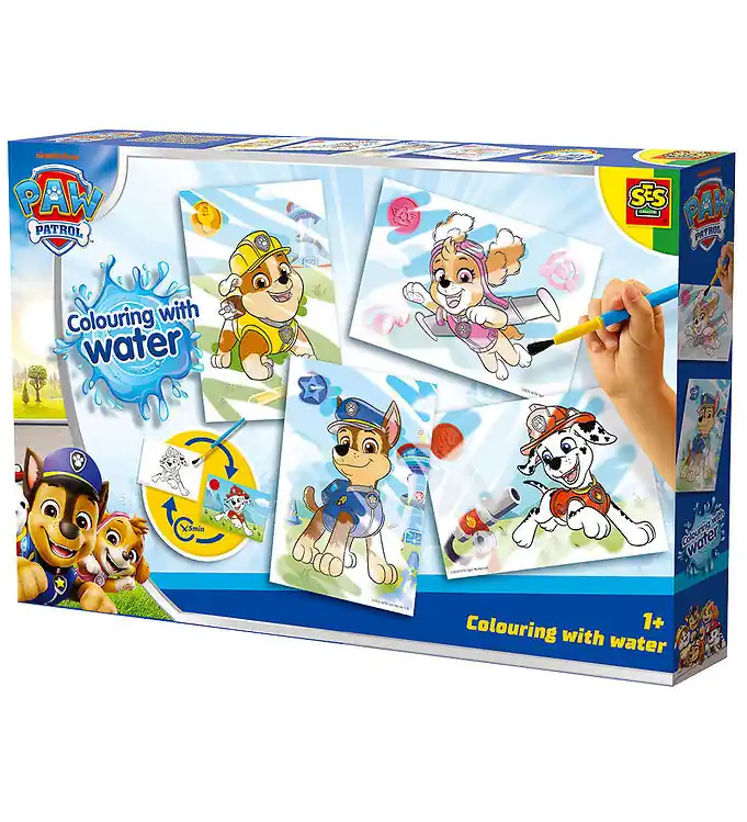 Betaalbaar SES Creative Creatieve Speelset - Paw Patrol - Kleuren met water