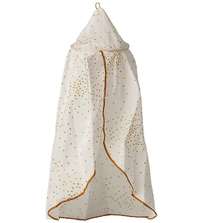 Maileg Miniatuur Bedhemeltje - Off White m. Goud Premium