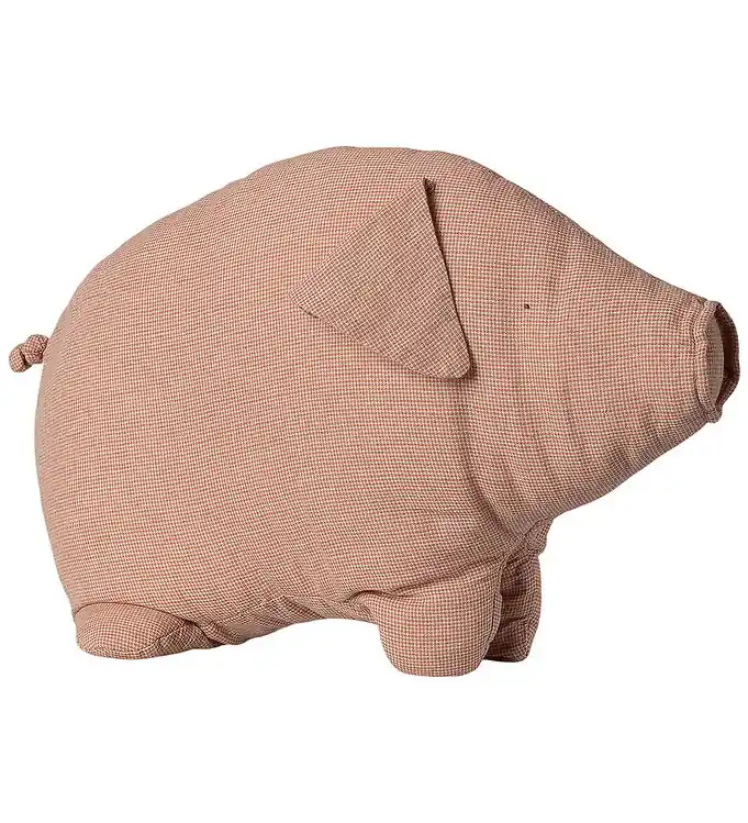 Hete Deal Maileg Knuffel - Polly Varkensvlees - Groot - 49 cm - Roze/Wit G
