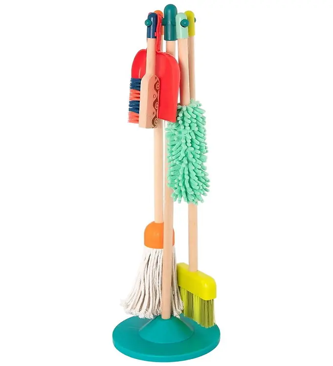 Gereduceerde Prijs B. toys Schoonmaakset - 72 cm - 6 Onderdelen - Clean 'N' Play