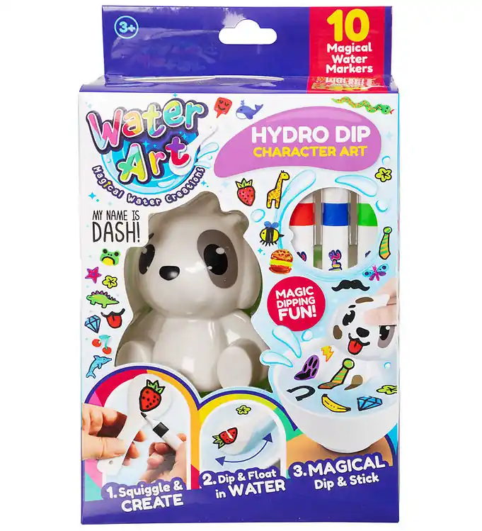 Veilige Betaling Water Art Creatieve Speelset m. 10 Markers - Dash