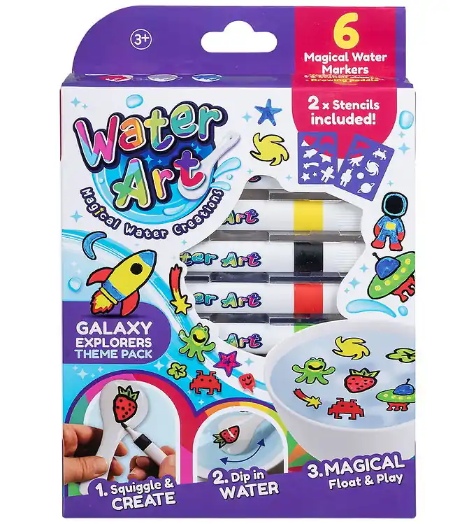 Hoge Kwaliteit Water Art Creatieve Speelset - 6 stk - Galaxy Ontdekkingsreizige
