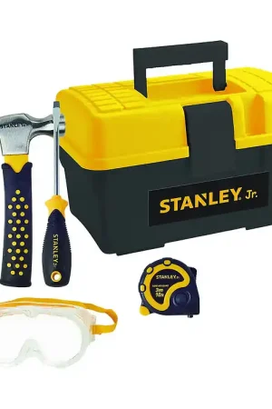 Tijdelijk Beschikbaar Stanley Jr. Gereedschapskist m. Gereedschap - 5 Onderdelen - Gee