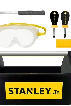 Direct Beschikbaar Stanley Jr. Gereedschapskist m. Gereedschap - Zwart/Geel