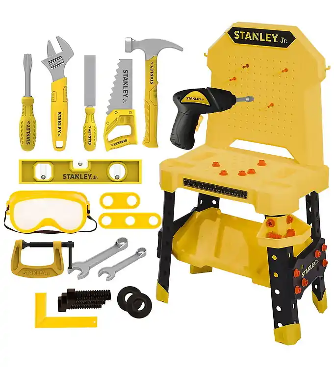 Hete Deal Stanley Jr. Werkbank m. Gereedschap - Geel