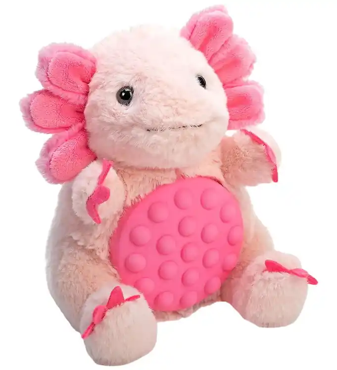 Wild Republic Knuffel - 19 cm - Papavers Mini Axolotl Tijdelijk Beschikbaar