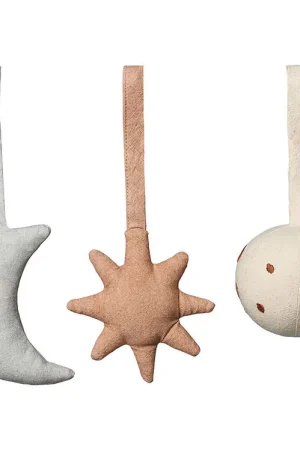 Ferm Living Hangspeeltje - Skye - 3 st. - Rose Op = Op