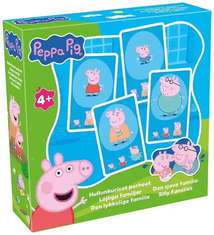 Populair TACTIC Kaartspel - Happy Families - Peppa Pig