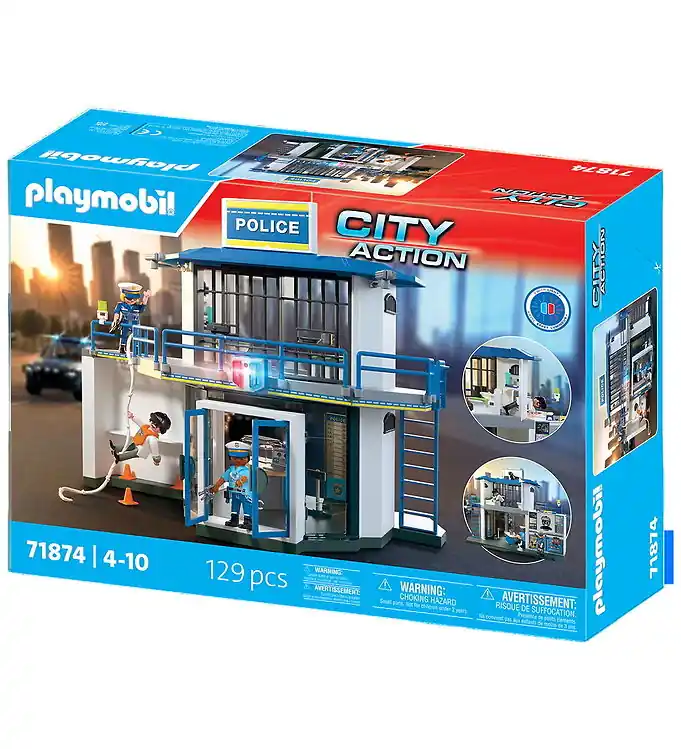 Alleen Vandaag Playmobil City Action m. Licht - Politiebureau met onderzoek
