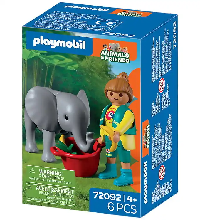 Playmobil Animals & Friends - Zoo: Babyolifant en dierverzorger Betrouwbaar