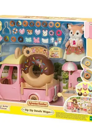 Actieprijs Sylvanian Families - Dip Dip Donuts Wagon - 5808