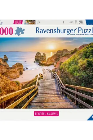 Aanbieding Ravensburger Puzzel - 1000 Bakstenen - Trap naar Camilo Beach
