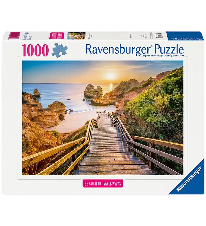 Aanbieding Ravensburger Puzzel - 1000 Bakstenen - Trap naar Camilo Beach