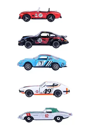 Majorette Auto´s - 5-pack - Vintage Racen Meest Verkocht