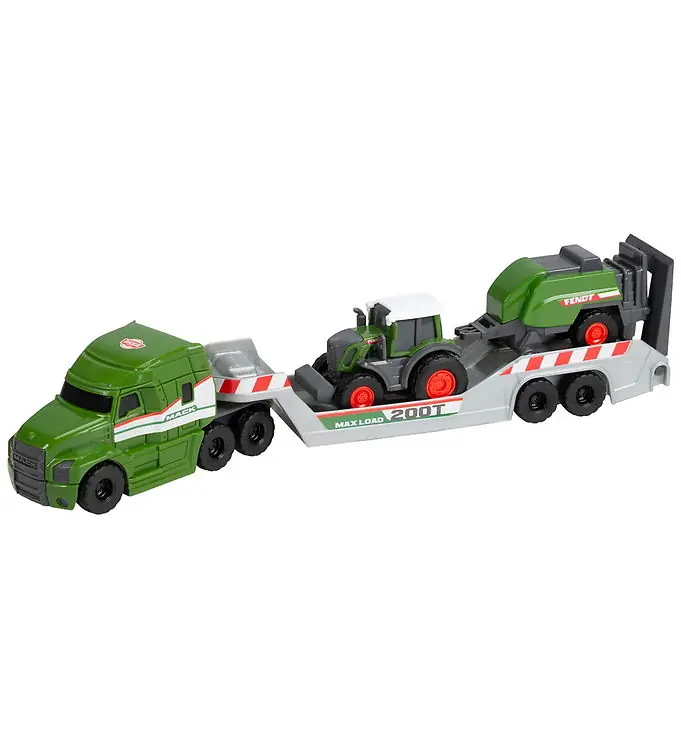 Koopje Dickie Toys Vrachtwagen - Fendt Micro Farm Truck