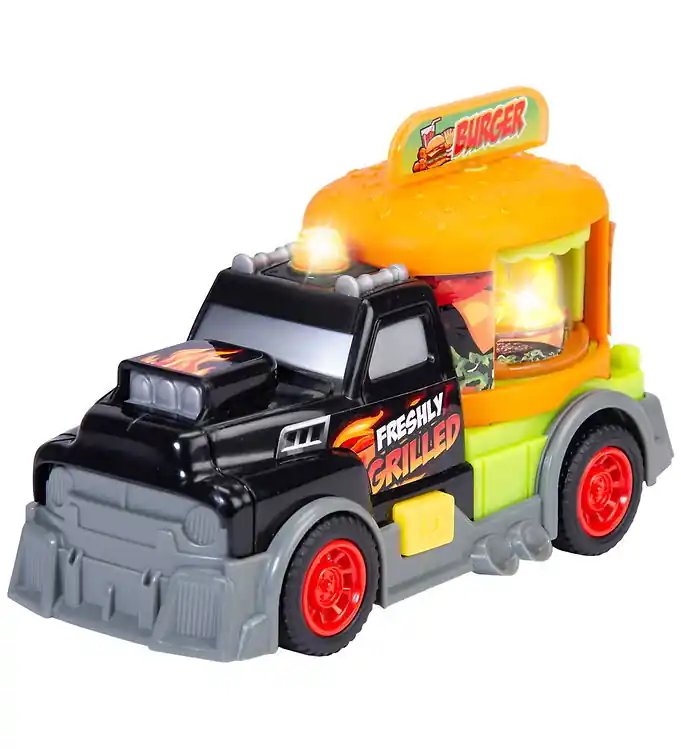 Dickie Toys Vrachtwagen m. Licht/Geluid - Burger Truck Korting