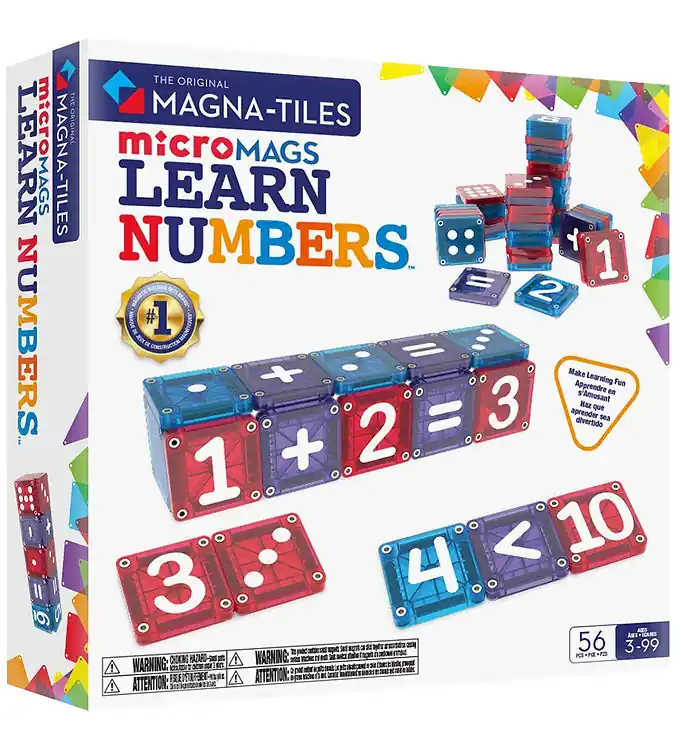 Beperkte Voorraad Magna-Tiles Magnetenset - 56 Onderdelen - Leer cijfers