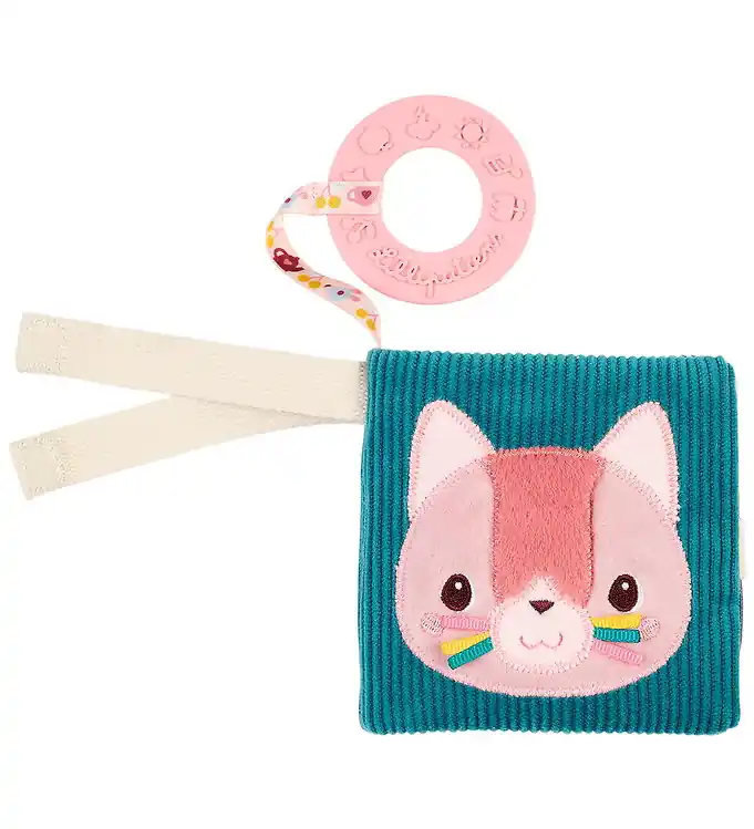 Lilliputiens Stoffen Boek - 10x10 cm - Jeanne - Playbook Uitverkoop