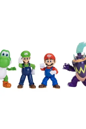Weekendaanbieding Super Mario Speelfiguren - Nintendo Super Mario Film 2 - Multi-P