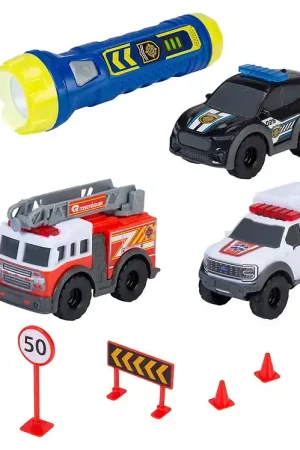Aanbieding Dickie Toys Autoset - Micro Speelset