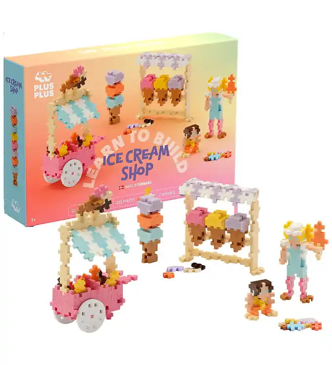 Plus-Plus Leer bouwen - 285 st. - Ice Cream Winkel Populair