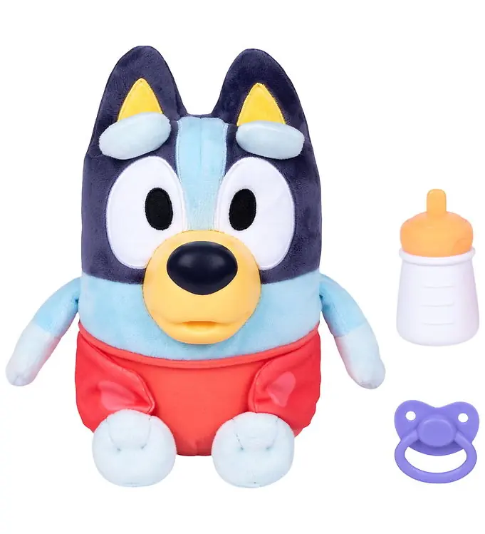Bluey Knuffel m. Accessoires - 10 Geluiden - Baby Race Beperkte Voorraad