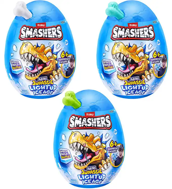 Smashers - Mini Jura Light Up - Dino Ice Leeftijd Ei - Assortime Flitsaanbieding