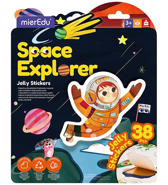 Shop Nu mierEdu Stickerboek - Jelly Stickers - Ruimteverkenner