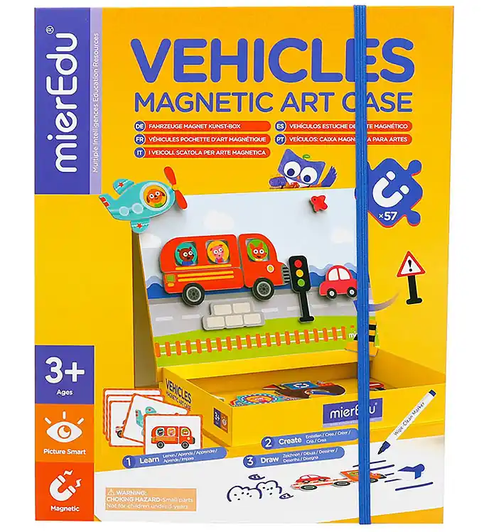 Koopje mierEdu Magnetisch Speelset - Transportmiddelen