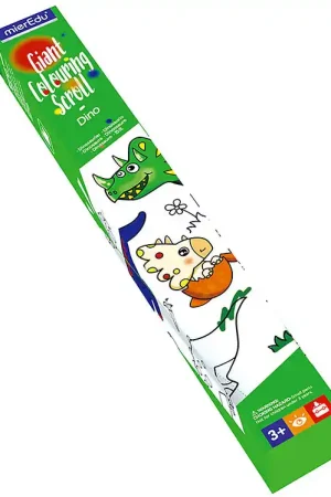 Merkproduct mierEdu Gigantische banner om in te kleuren - Dinosaurussen
