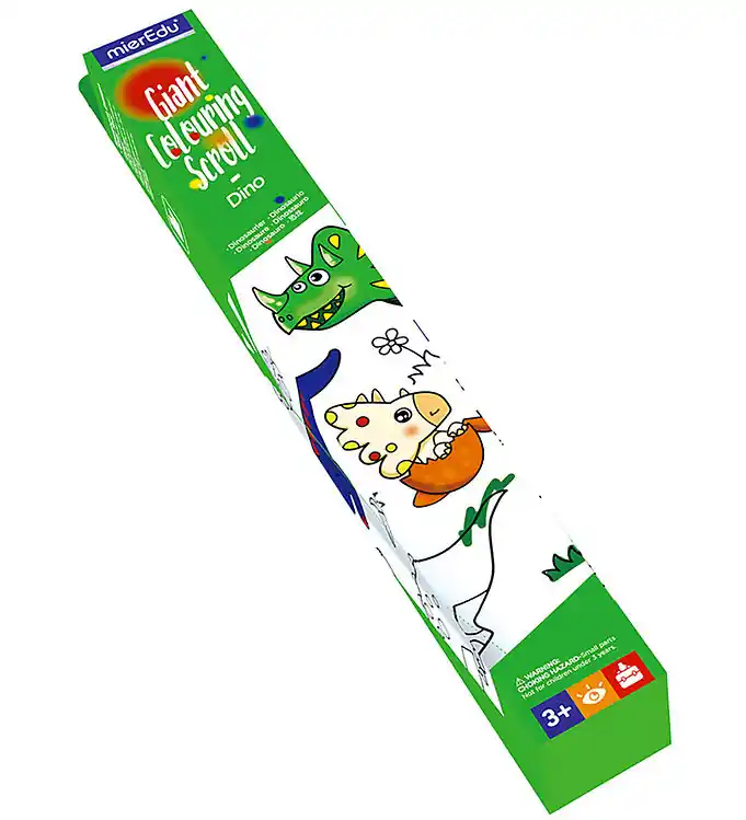 Merkproduct mierEdu Gigantische banner om in te kleuren - Dinosaurussen