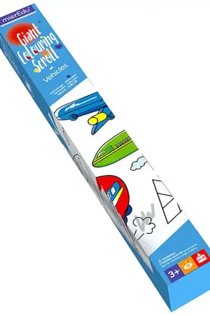 Laatste Kans mierEdu Gigantische banner om in te kleuren - Transportmiddelen
