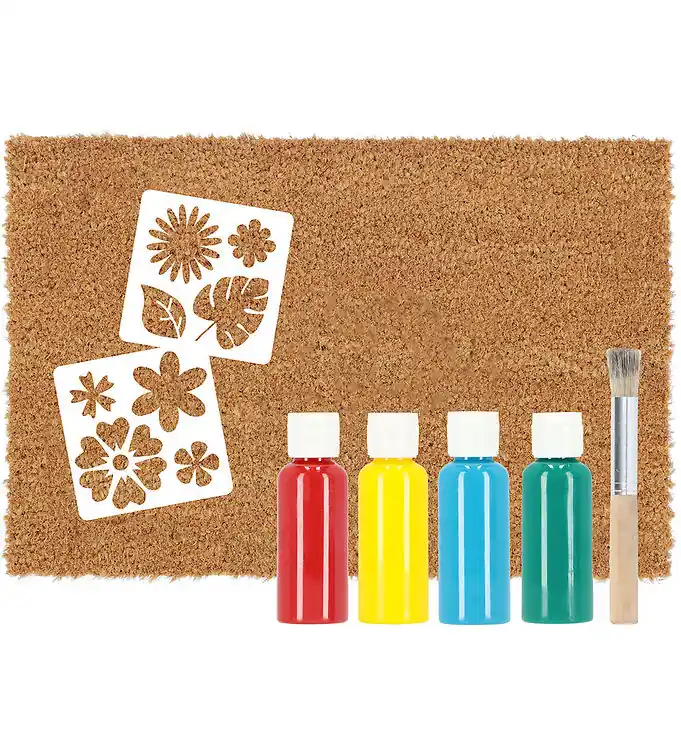 Kids in the Garden Doe-het-zelf Set Deurmat - Bloemen Veilige Betaling