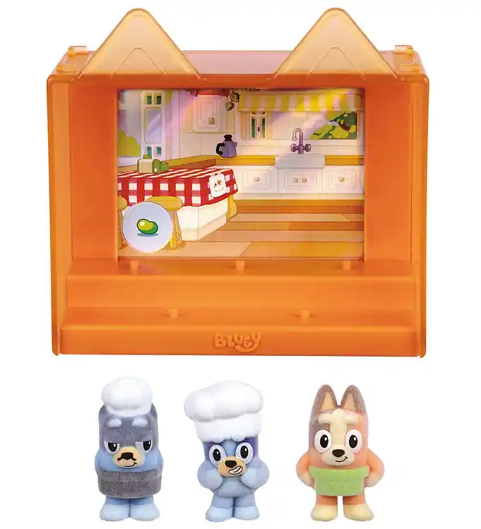 Bluey Speelfiguren - Fuzzies - Pavlova Alleen Vandaag