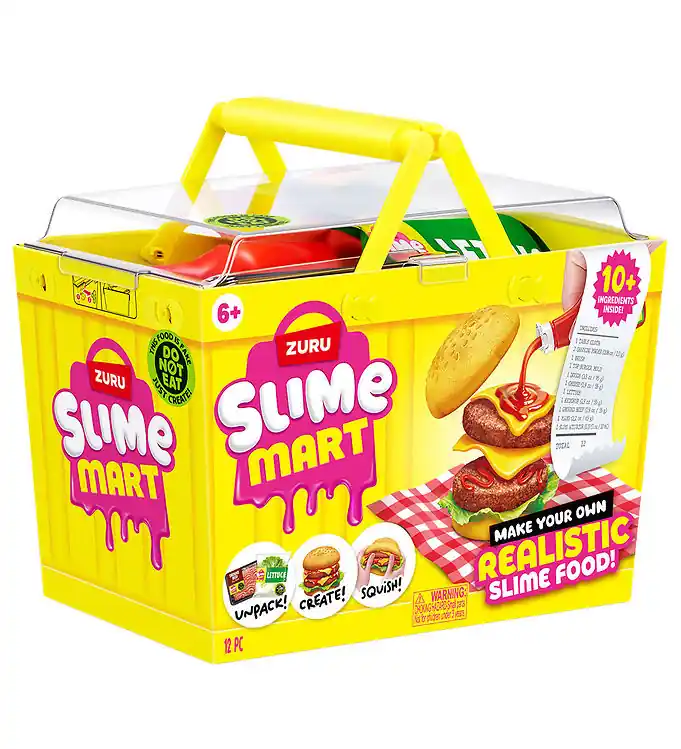 Slime Mart - Small Winkelmandje - Burger - 11 Onderdelen Populair
