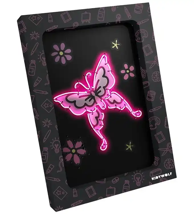 Kidywolf Wanddecoratieset - Kidyneon - Neon Light Creatief - Aan Bestel Nu