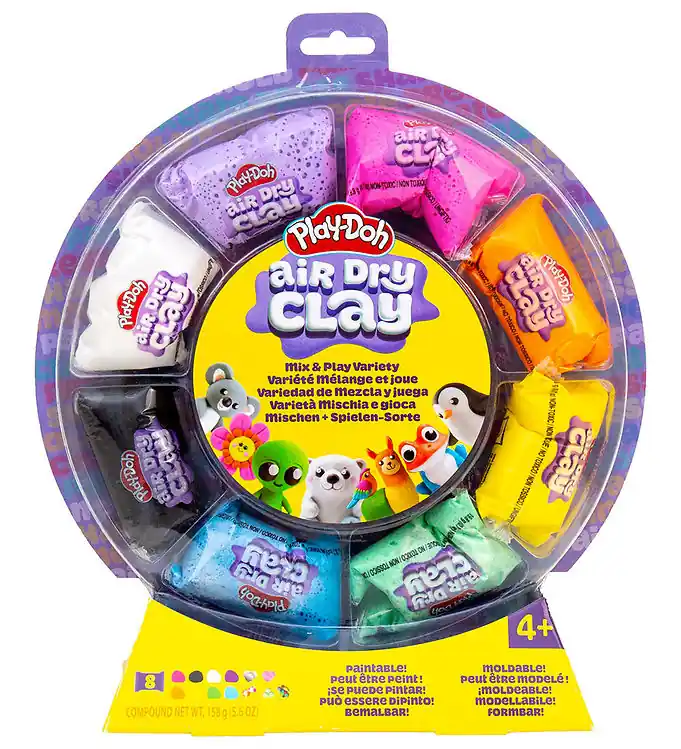 Nieuw Play-Doh Modelwas - Air Dry Clay - Mix & Play Variëteit