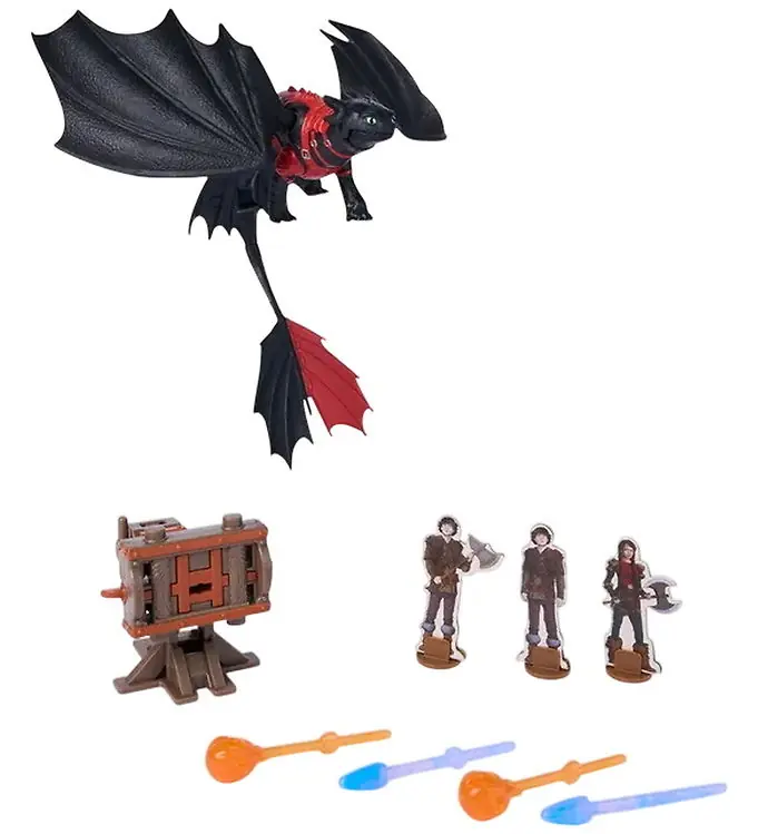 Dragons Speelgoed - 22 cm - Blazing Battles Toothless Cannon Bla Nu Kopen