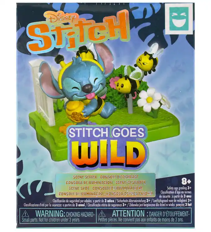 Direct Beschikbaar Stitch Speelgoedfiguur - 10 cm - Stitch Gaat Wild - Assorti