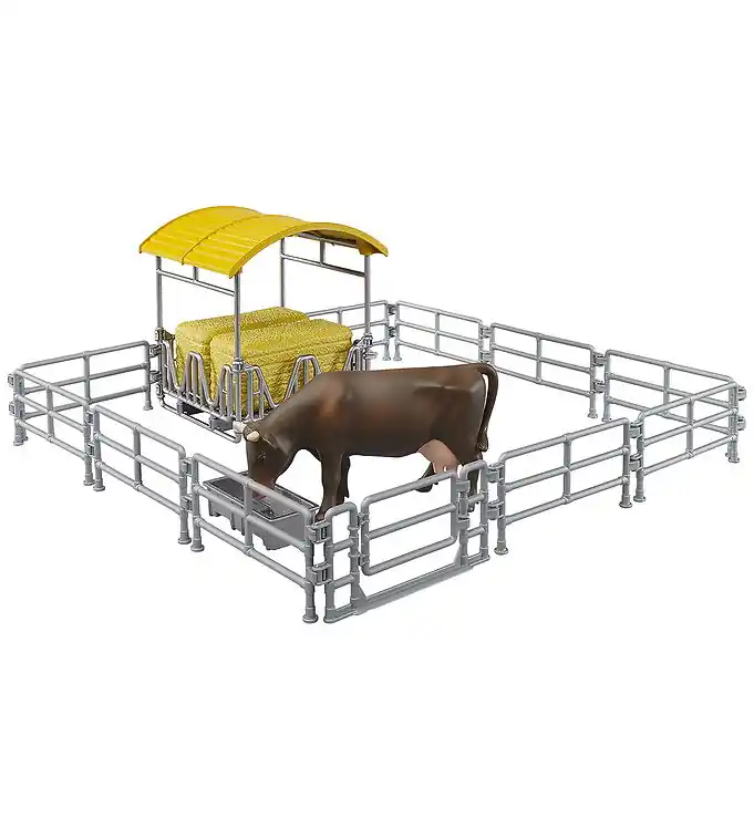 Uitverkoop Bruder Accessoires - Hooirek m. Omheining/Koets