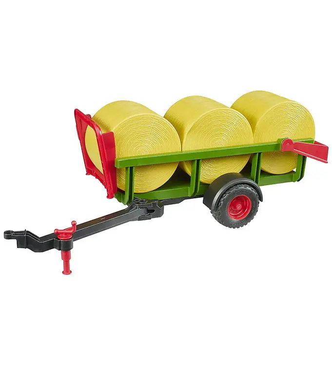 Bruder Aanhangwagen m. Strobalen - Zelfladend Speciale Aanbieding
