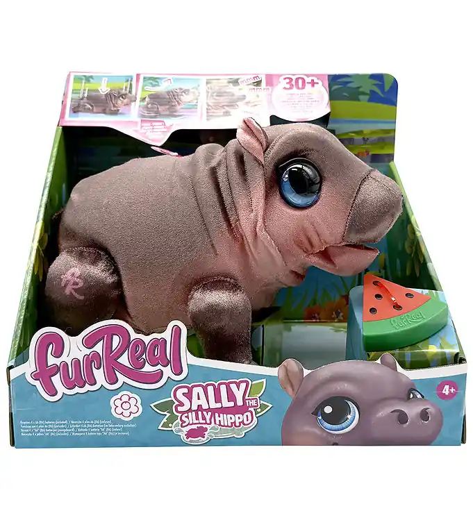 Speciale Aanbieding FurReal Interactief Knuffel - Sally Het Dwaze Nijlpaard