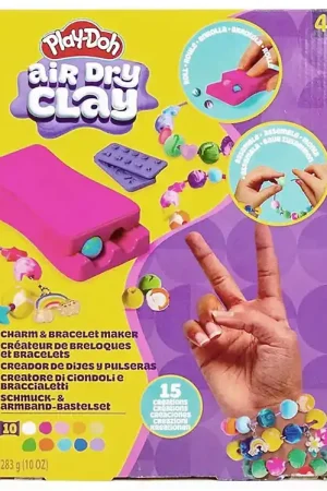 Koopje Play-Doh Speelklei - Air Dry - Maker van bedels en sieraden