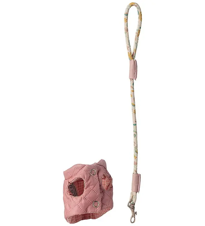 Maileg Huisdieraccessoires - Tuigjes en riemen - Rose Korting