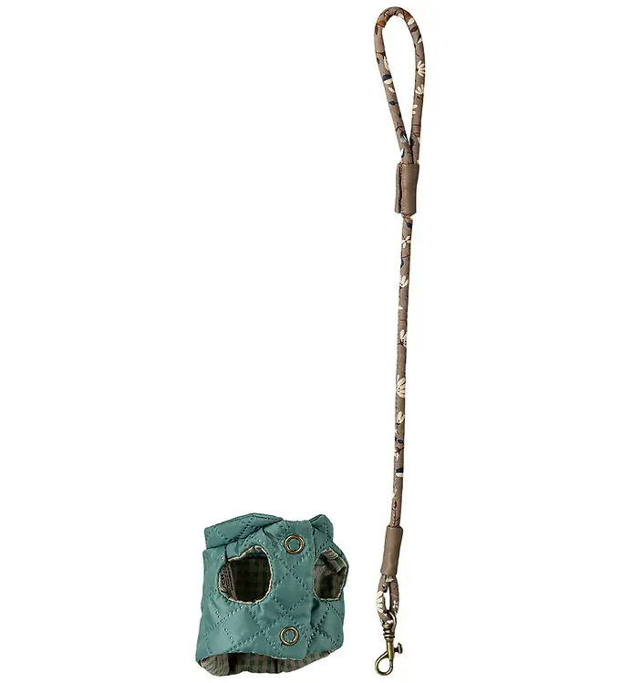Must-Have Maileg Huisdieraccessoires - Tuigjes en riemen - Dark Mint