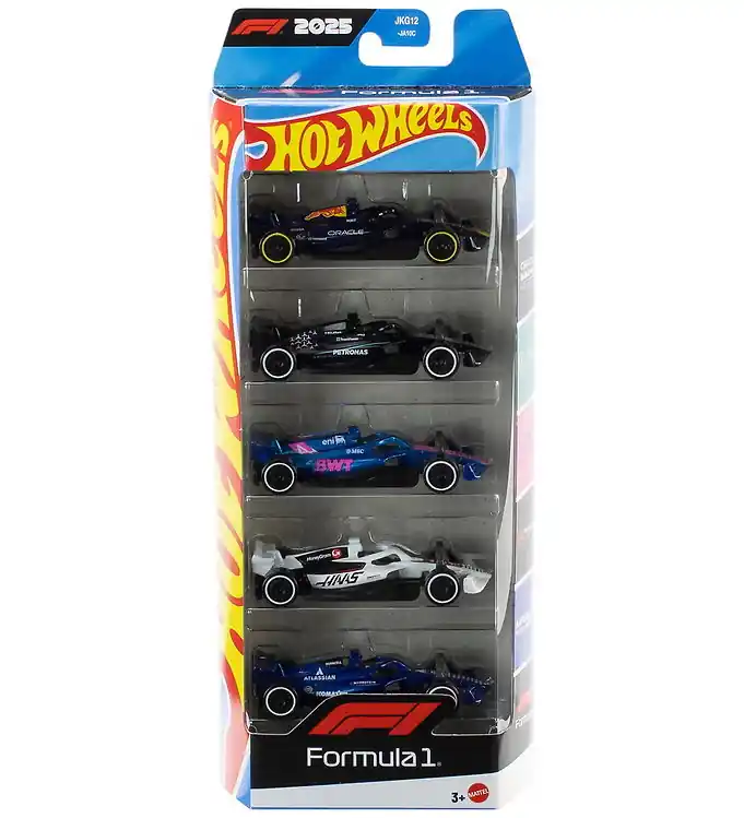 Tijdelijk Beschikbaar Hot Wheels Auto's - 5-pack - F-1 Racing 2026 - 1:64