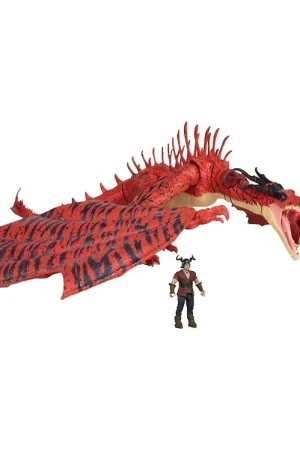 Dragons Speelgoedfiguur - 55,8 cm - Monstrous Nightmare & Snotlo Express Levering