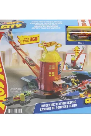 Hot Wheels Racebaan - City Super Fire Station Koop Vandaag