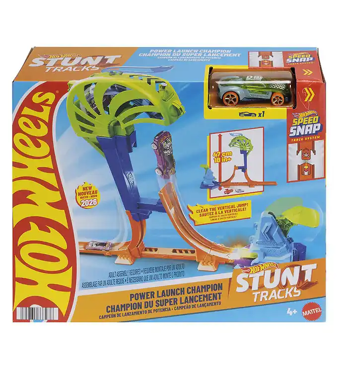 Hot Wheels Racebaan - Stunt Tracks Vertical Slam Launch Actieprijs