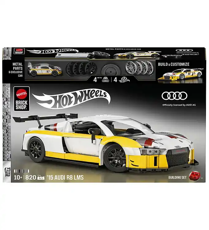 Betaalbaar Hot Wheels Brick Shop Set - Elite Series - '15 Audi R8 LMS - 820